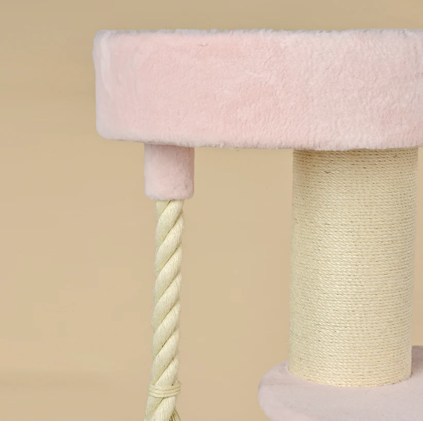 Flauschige Liegefläche pink rosa kratzbaum coon sleeper