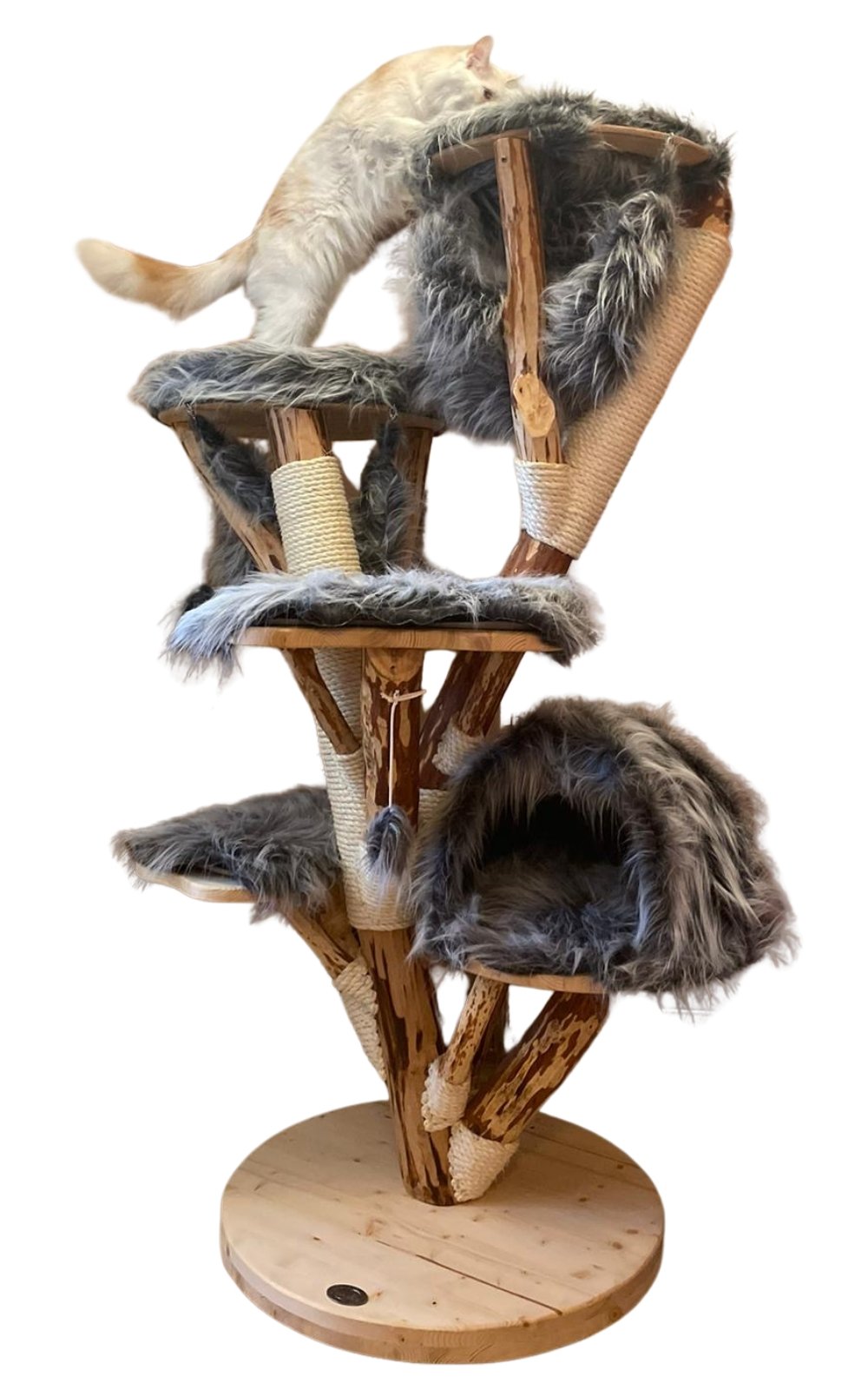 Malibu Kratzbaum - graues Fell