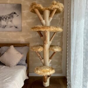 Nut Kratzbaum in hellbraun und braun