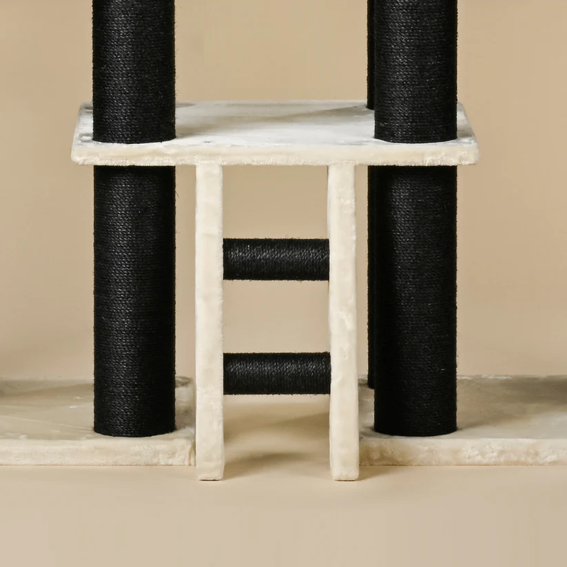 XXL Katzenkratzbaum in beige