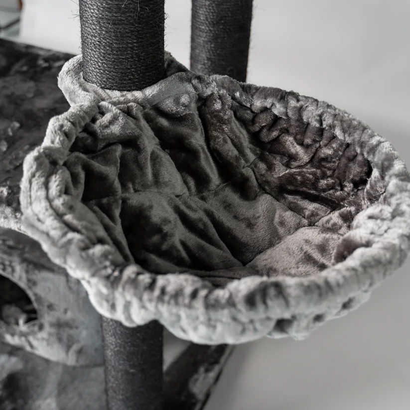 XXL Panther dunkelgrauer Katzen-Kratzbaum