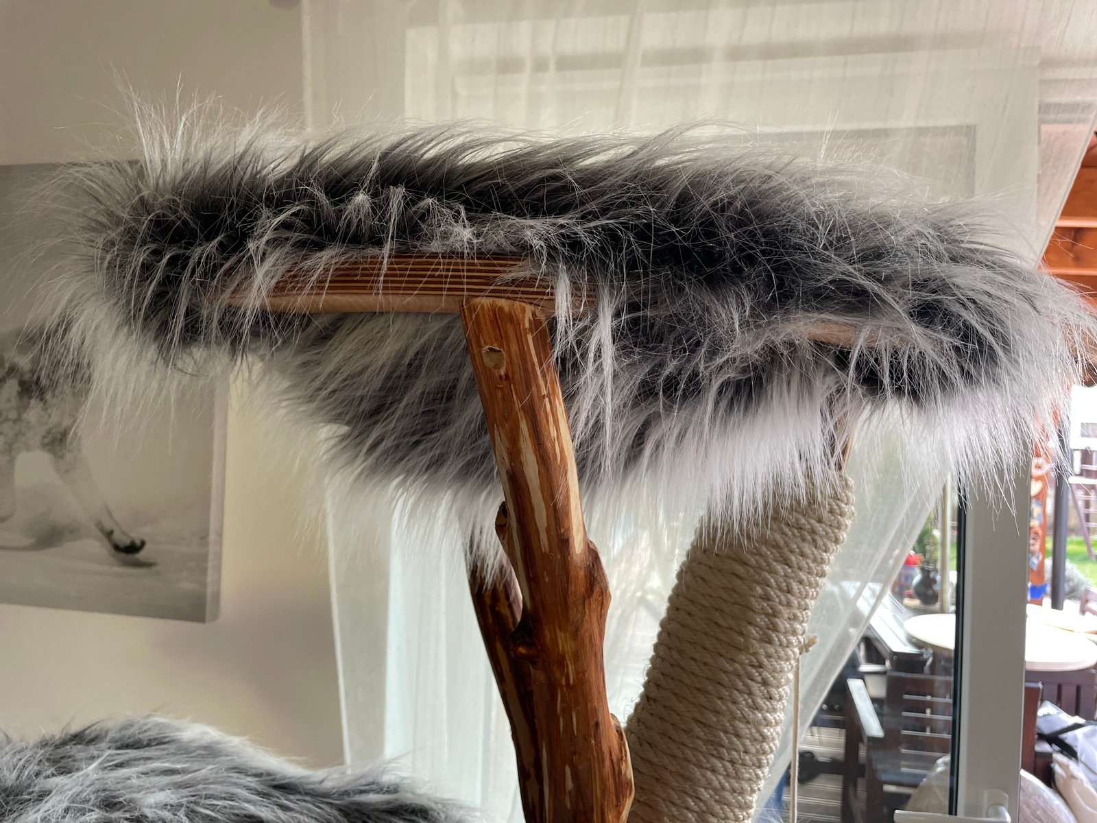 graue Liegeflächen Katzenbaum