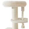 Katzenbaum in der Farbe creme
