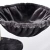 schwarzer Katzenbaum plüsch und gemütlich