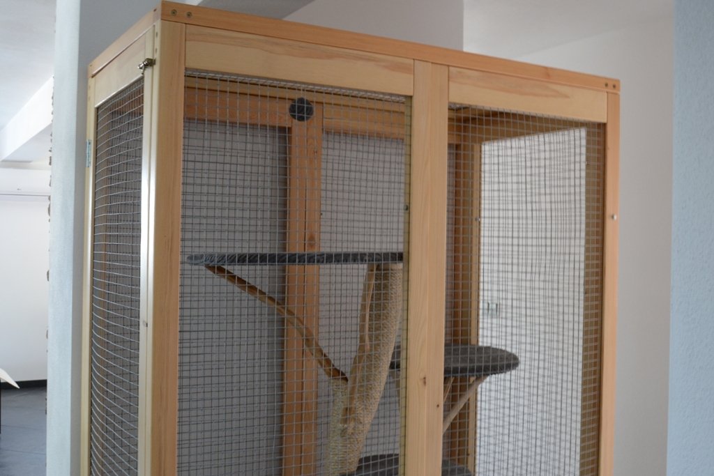 Katzengehege für den Bereich Innen